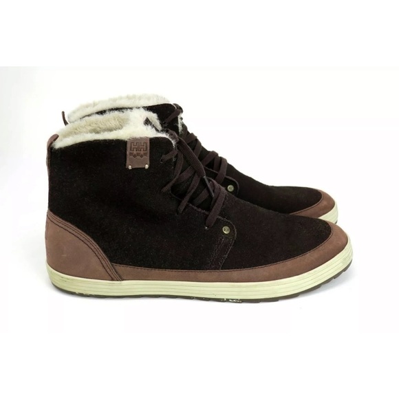 Helly Hansen Ellida Lace-up Ankle Boots Suede Coffee Bean Women's 42 (10-10.5M) - Picture 3 of 6